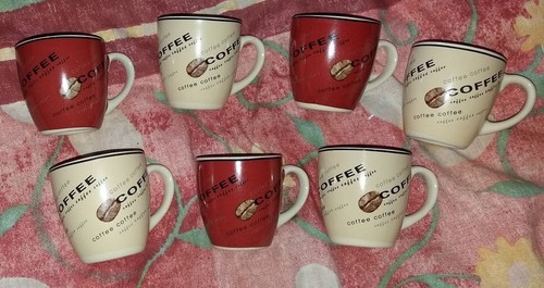 Tasses marron bordeau logo - marron,