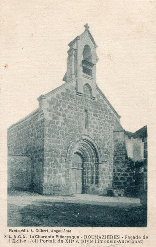 Cpa roumazieres facade - cpa,
