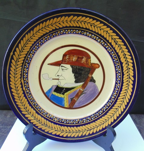 Assiette quimper décor - hb, /