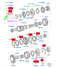 FORD RANGER T6 MK1 Anneau de