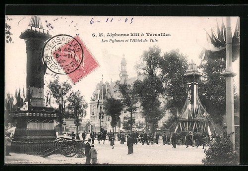 Cpa versailles alphonse - cpa,