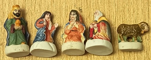 Lot fèves crèche - 5,