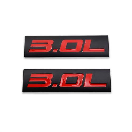 Black red metal - 2x, black&red