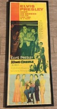 POSTER ORIGINAL DE COLLECTION FILM.  KING CREOLE.  AVEC ELVIS PRESLEY