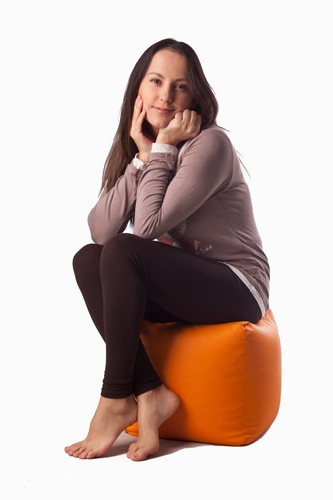 Nataliaspzoo pouf poire cube - poire,