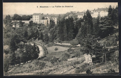 Cpa nontron vallée du - la,