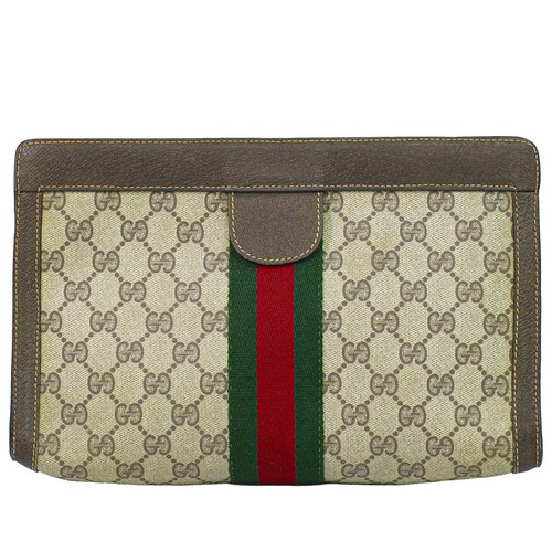 Sac pochette toile gucci - pochette, en