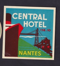 Ancienne  étiquette bagage