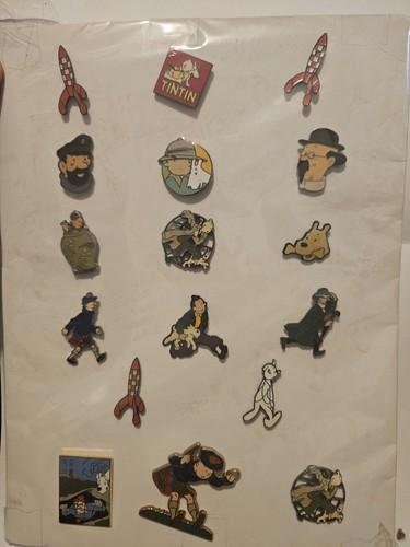 Rare lot pin s - rare, tintin