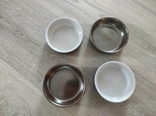 4 RAMEQUINS à four GRIS &