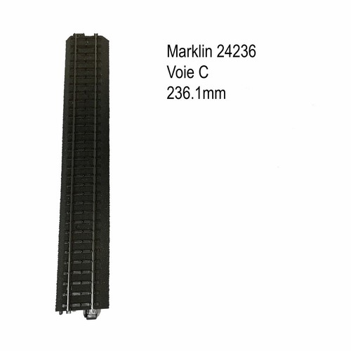 Rail droite 236 1mm voie - droite,