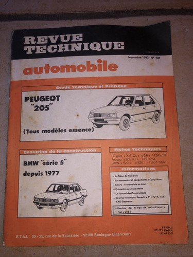Peugeot 205 essence sr - peugeot, gl