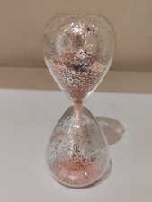 Petit sablier sable rose
