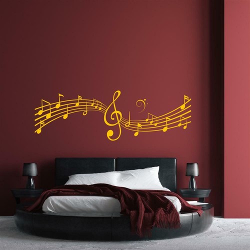 Stickers muraux notes - notes, de