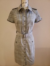 BURBERRY Gray Nova Check Print