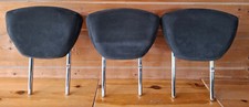 3 appuie tete siege arriere daim gris anthracite Citroen C8 Exclusive