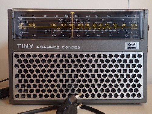 Poste radio tiny - poste, 109