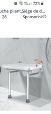  Siège de Douche Pliable  Tabouret de Douche.  Jamais Utilisé, sans Facture 