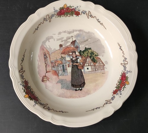 Plat creux faience - plat,