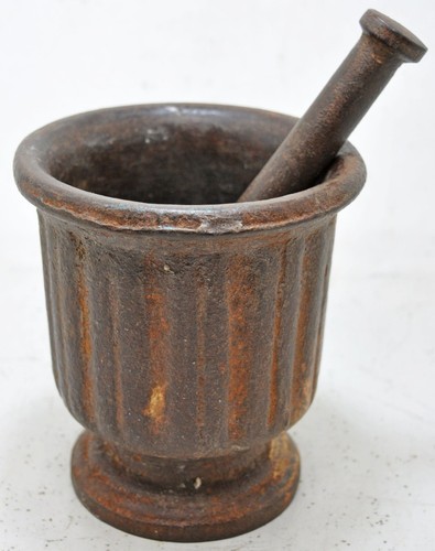 Mortier pilon fer - et, en