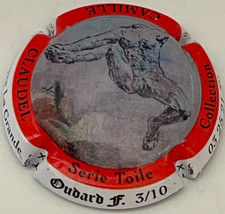 Capsule de champagne OUDARD F. (41b. Toile 3/10 contour rouge)