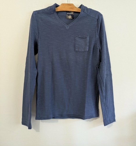 Pull fin bleu - moyen, t36