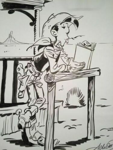 Plaque métal bande dessinée