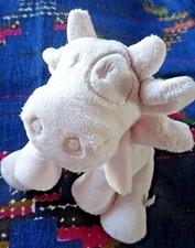 DB/ DOUDOU PELUCHE NOUKIES VACHE ROSE TENDRE 16 CM ETAT NEUF