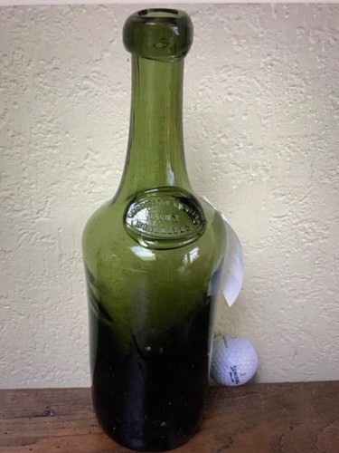 Bouteille ancienne verre - bouteille,