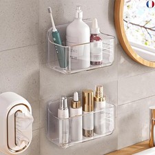 Diesisa 2 Pièces Etagere Douche Sans Percage, Porte Shampoing Douche Adhésive, É