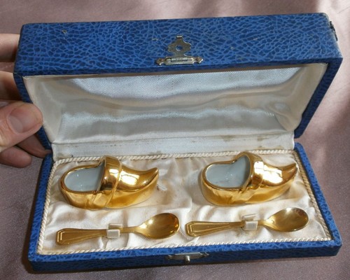 Coffret salerons vintage