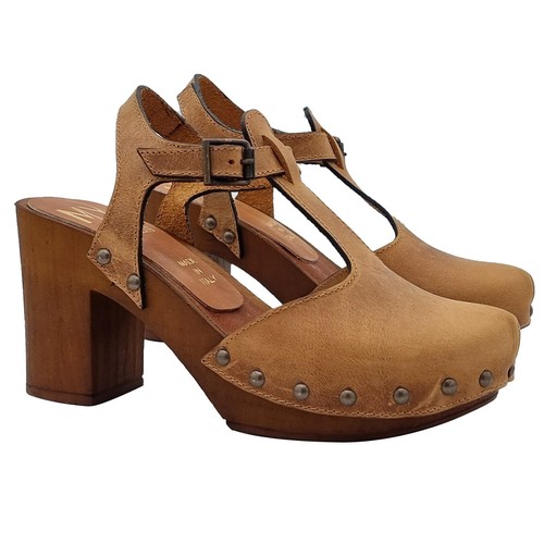 Mules suédoises cuir - en,