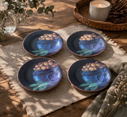 Gien assiettes en - 4,
