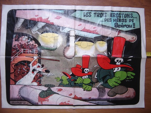 Poster spirou bentley 1954 - spirou,