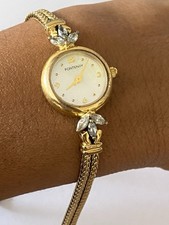 Fontenay Montre Bracelet Plaque Or watch Vintage Quartz Bijoux France Femme