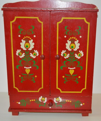 Ancien jouet armoire bois