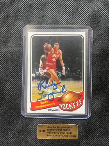 Rudy tomjanovich autographed - rudy,