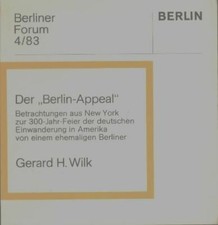 Der Berlin appeal - Gerard H. Wilk - V386193