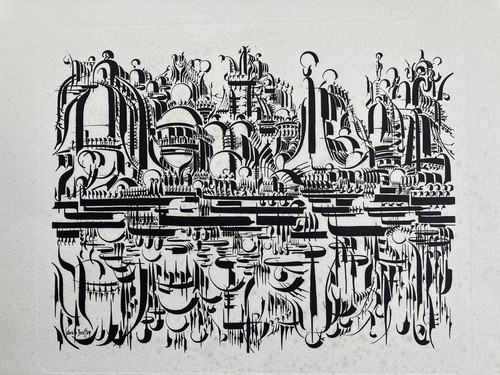 Lithographie estampe originale - estampe,