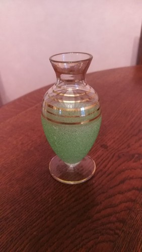 Petit vase verre granité - vase, en