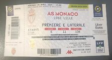  Ticket AS MONACO VS LILLE  2023 2024 asm LIGUE 1 ASM LOSC 