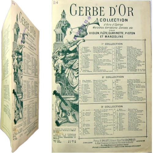 Partition gerbe or - partition, d'or