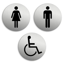 Plaque Toilettes WC  Dames