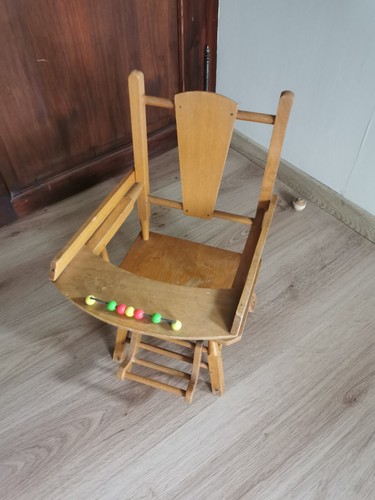 Chaise haute bois - chaise, en
