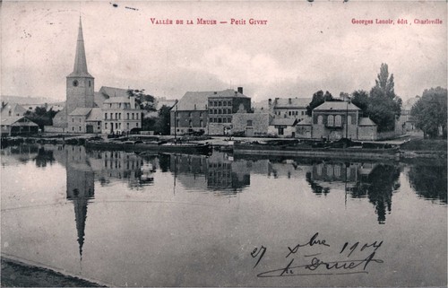 Cpa givet vallée de la - cpa,
