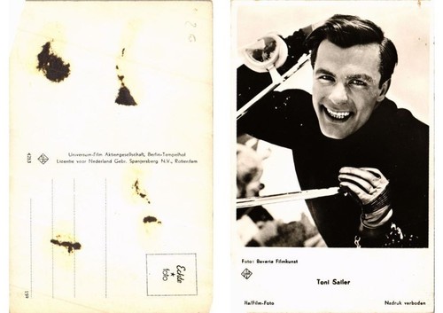 Cpa toni sailer film star - ak,