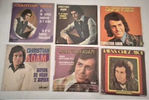 Christian adam lot - 6, disques