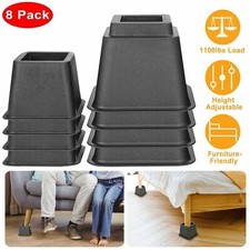 8Pcs Bedding Furniture Risers