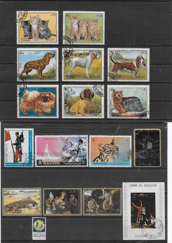 Lot timbres moyen orient - lot,