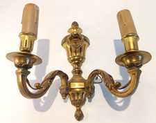 Paire d’appliques bronze